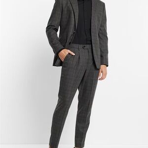 Extra Slim Plaid Flannel Suit Jacket.l used it one time only